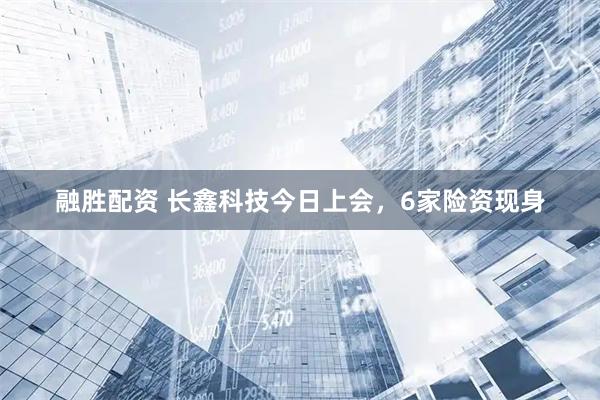 融胜配资 长鑫科技今日上会，6家险资现身