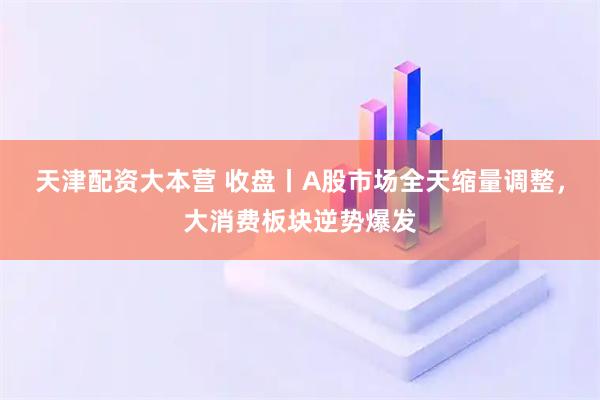 天津配资大本营 收盘丨A股市场全天缩量调整，大消费板块逆势爆发